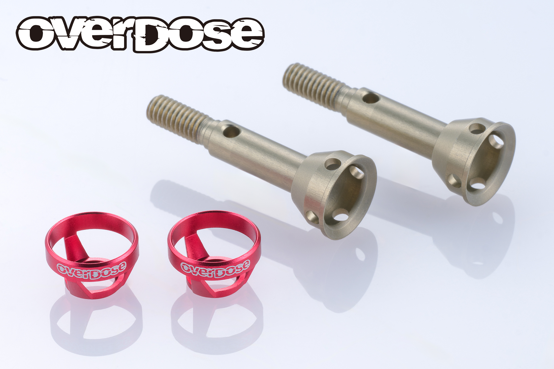 Overdose GALM Ver.2 Light Weight Aluminum Rear Axle Shaft Black
