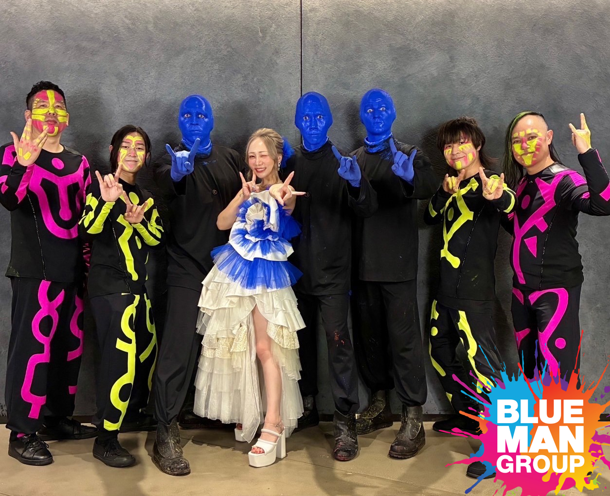 TOKYO GROUP 手形付き　ブルーマン IN レア　BLUE MAN