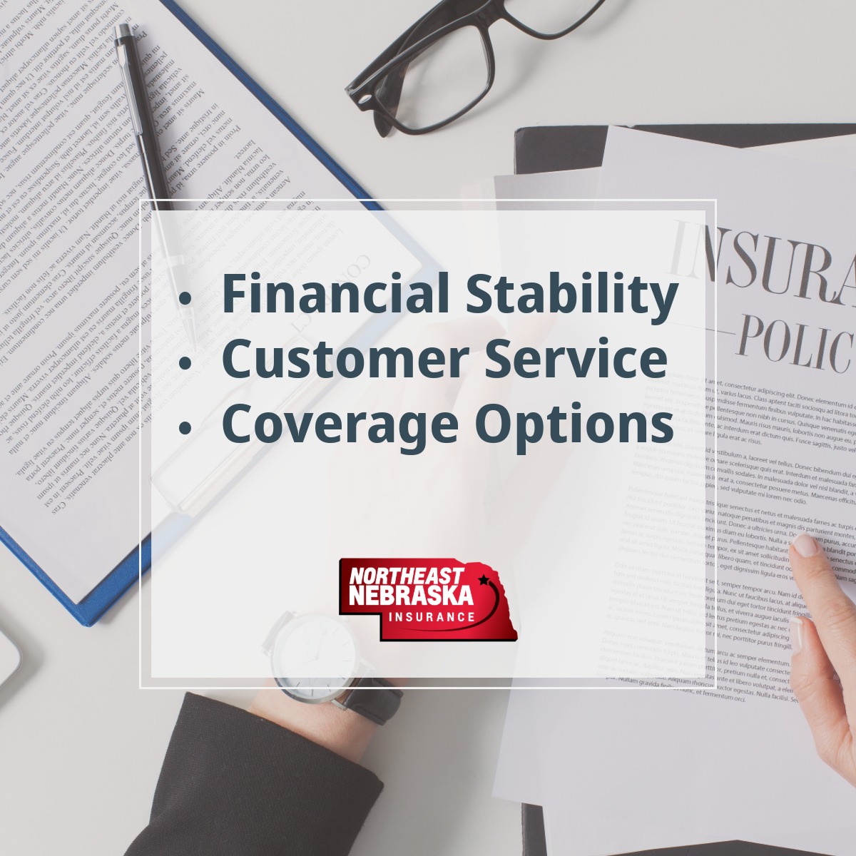 Choosing the right... - Northeast Nebraska Insurance Agency | Facebook