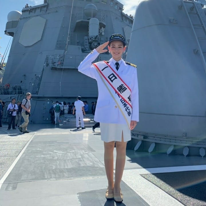 ミスワールド2019日本代表 #令和元年度 #自衛隊観艦式 #フリート