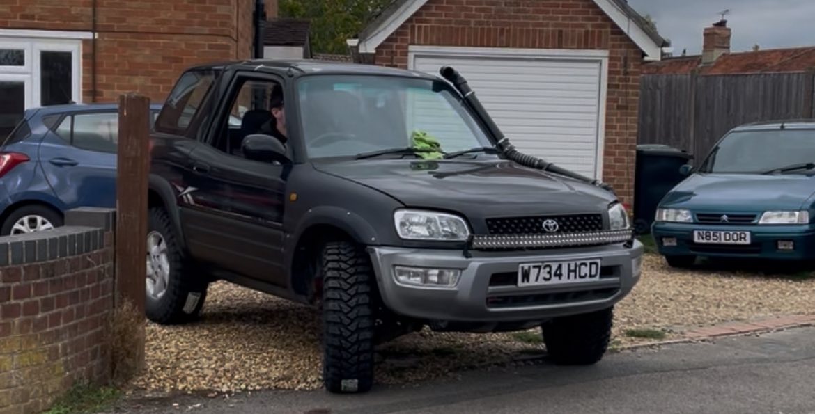 Modified Citroen ZX and Toyota RAV4 for track and off-road use