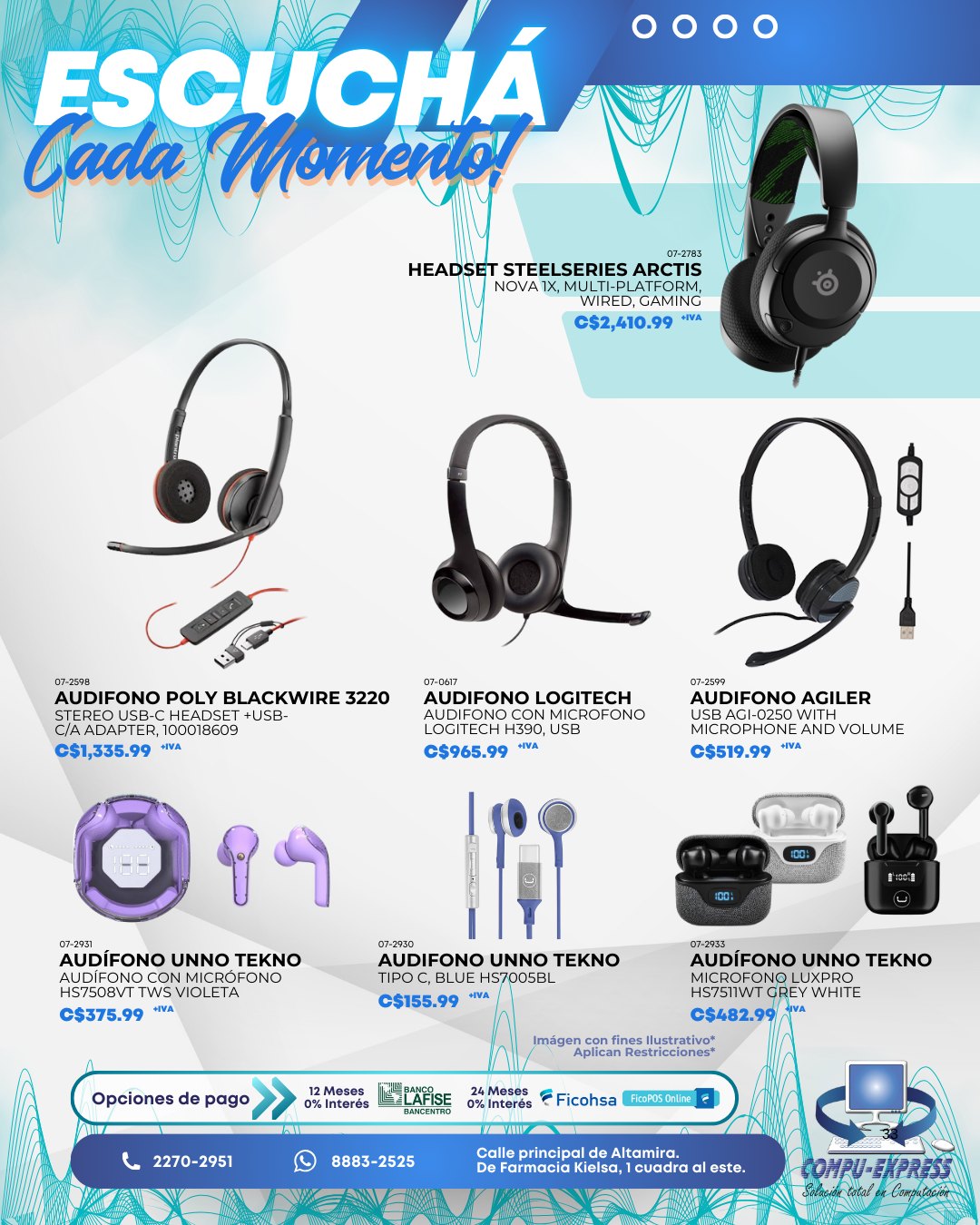 Compu Express - 🎧 Encontrá los audífonos ideales para vos... | Facebook