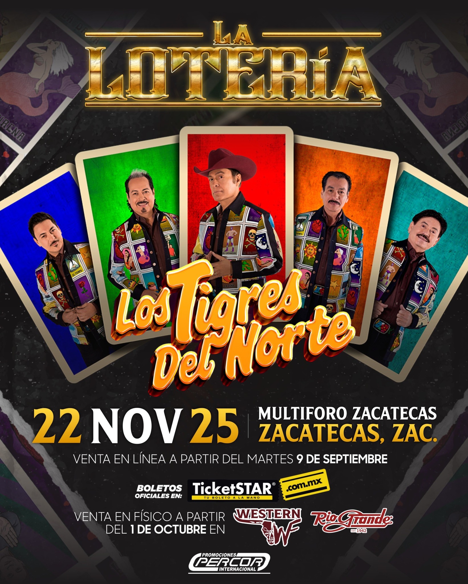 Ticketstar - 🎶 ¡La leyenda llega a Zacatecas! 🎶 Los Tigres del Norte ...