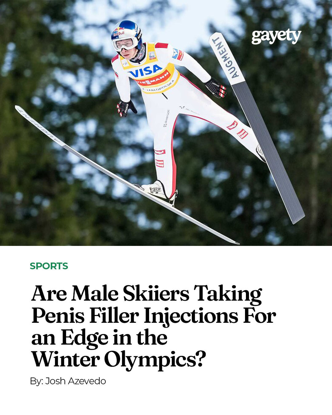 Gayety - Penis injections? At the Olympics? WADA responds... | Facebook