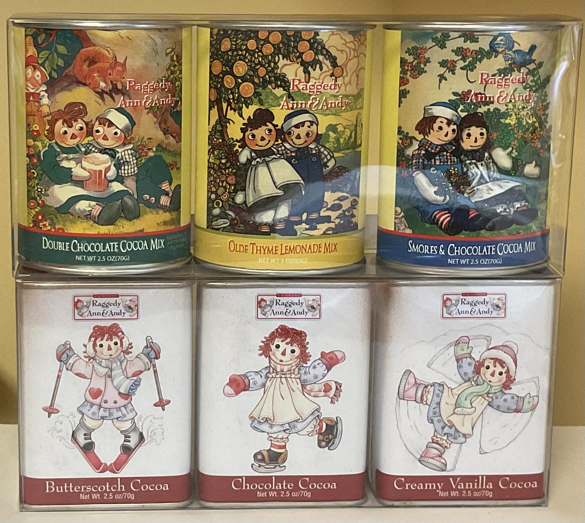 Raggedy Ann & Andy Cocoa Tins Collection and Sales
