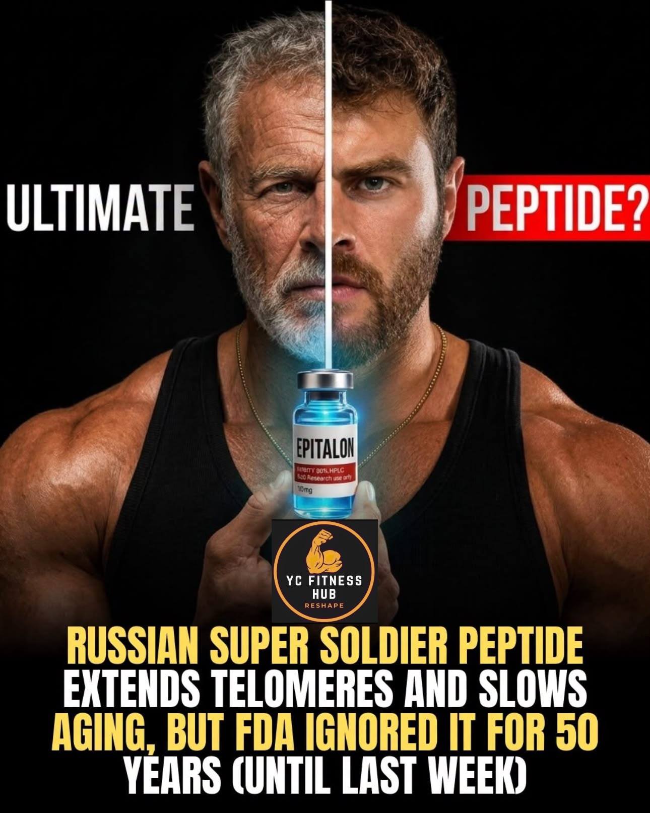 If I could only choose one peptide for the rest of my life… it would be Epitalon. Not because it's trendy but because it targets the root of aging, not the symptoms
