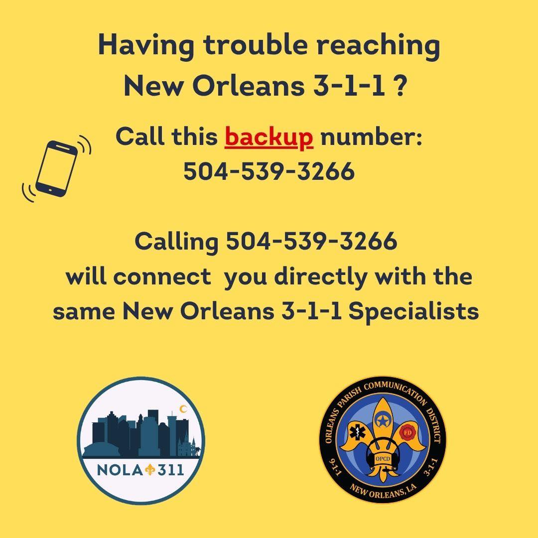 NOLA - NOLA-311 can now provide customer service via text with
