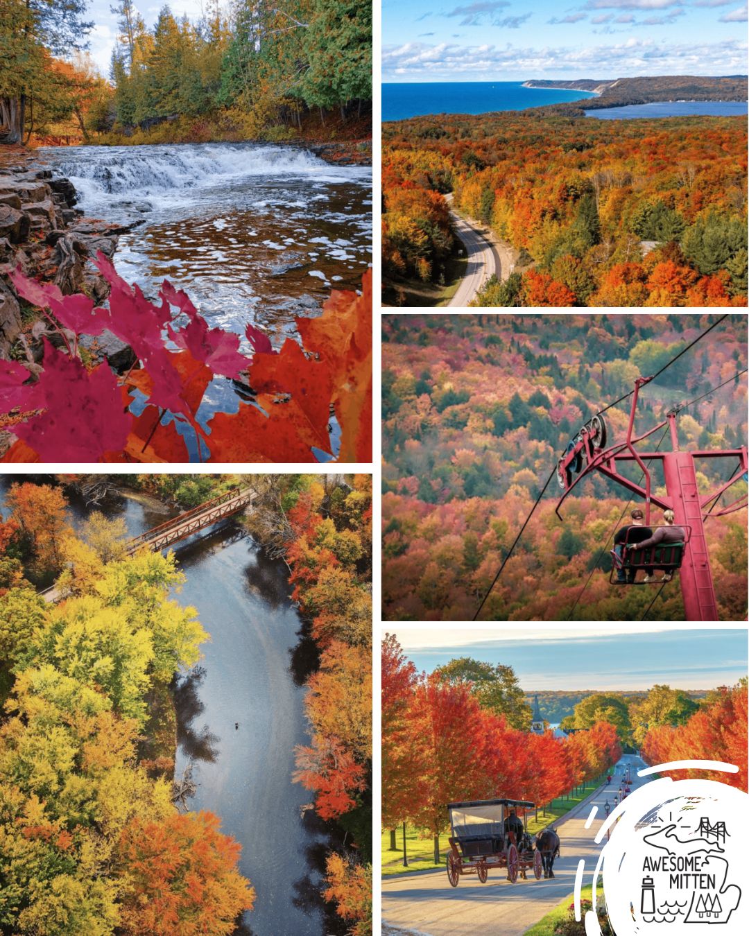 Things - 🍁 Michigan + fall = perfection! From blazing reds to golden ...