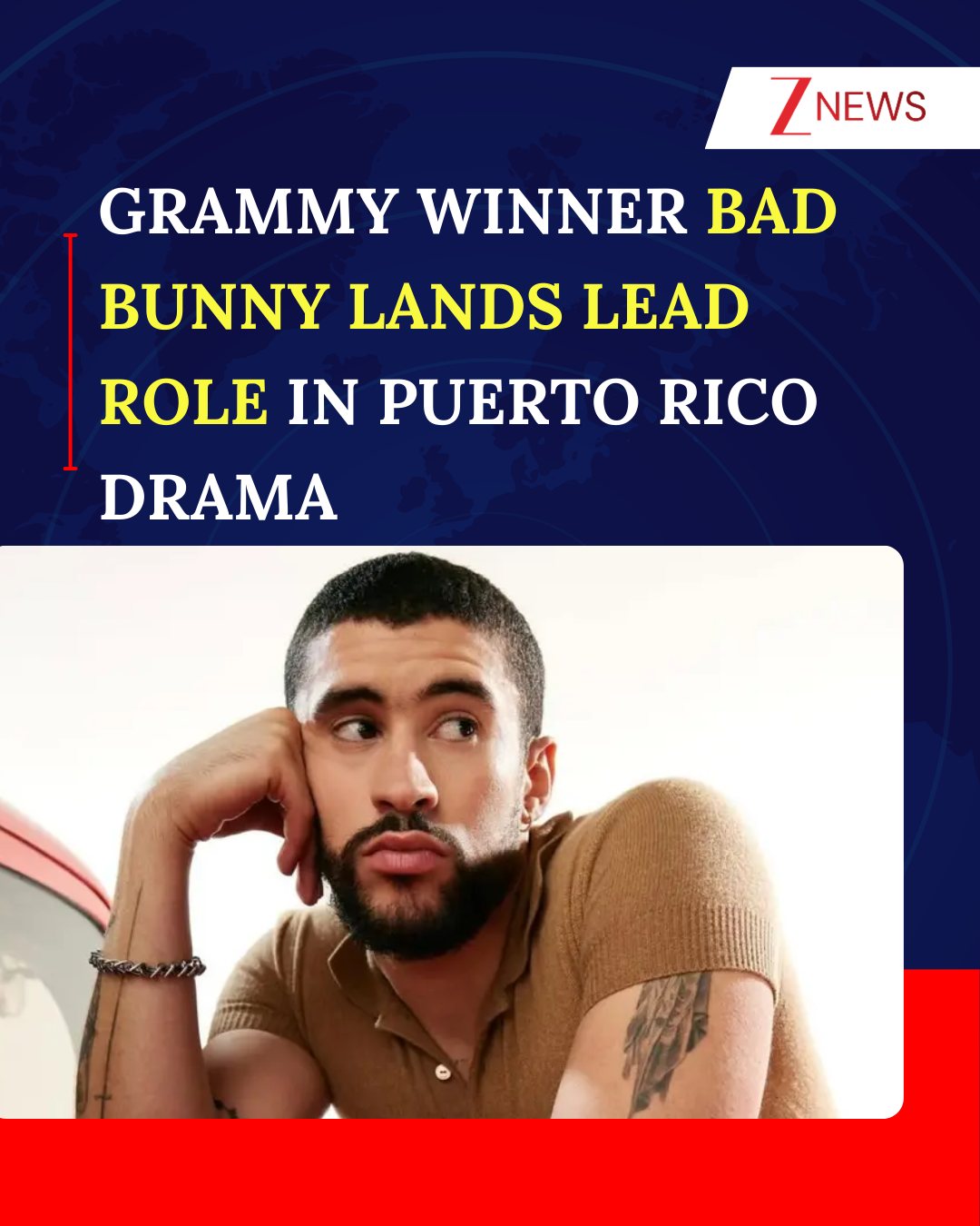 Zee - Puerto Rican superstar Bad Bunny takes his first leading film ...