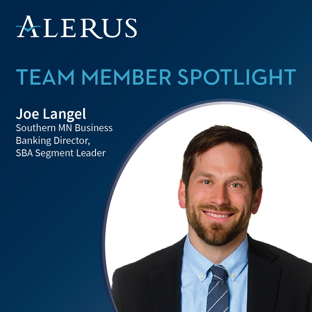 Alerus - We are pleased to announce Joe Langel will lead... | Facebook