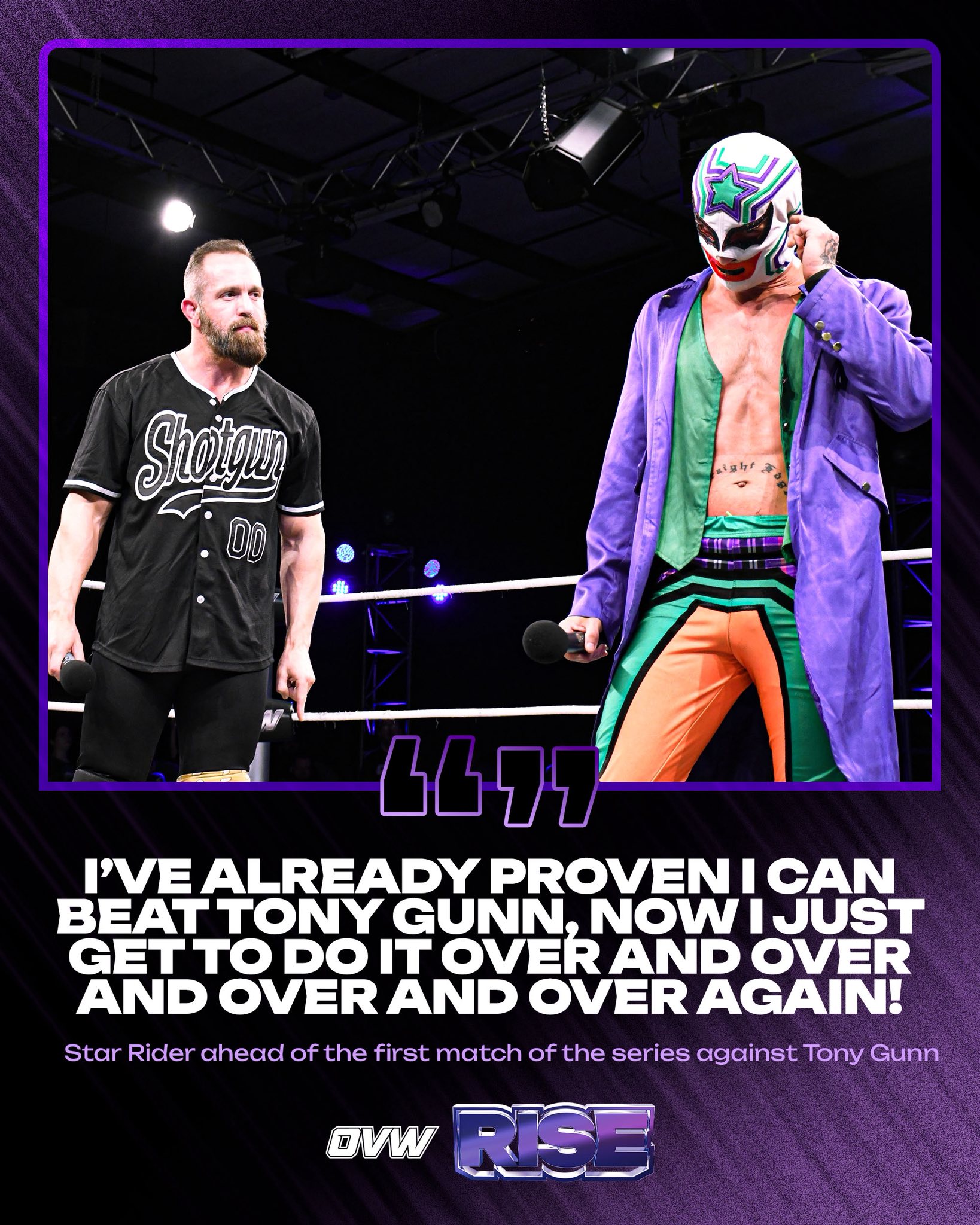OVW Wrestling - The war between Tony Gunn and Star Rider... | Facebook