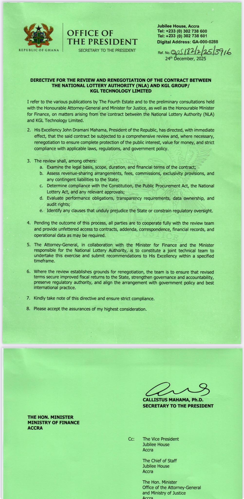 The Fourth - Here’s the directive from the President on the terrible ...