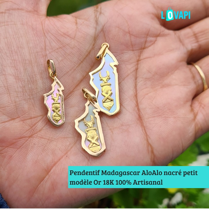 Pendentif Argent Madagascar Motif Aloalo - Neuf Sans Emballage, Art Malgache !