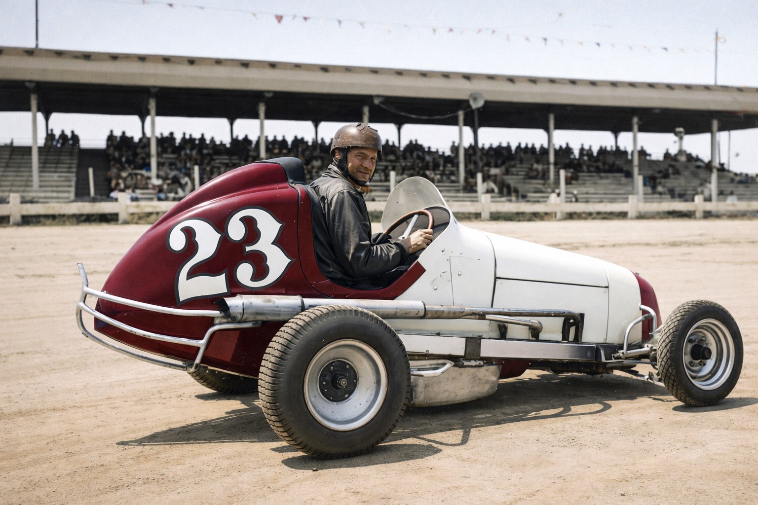 Traditional - Ralph Sheeler in the Sheehan #23 Ford V-8 60 Midget at ...