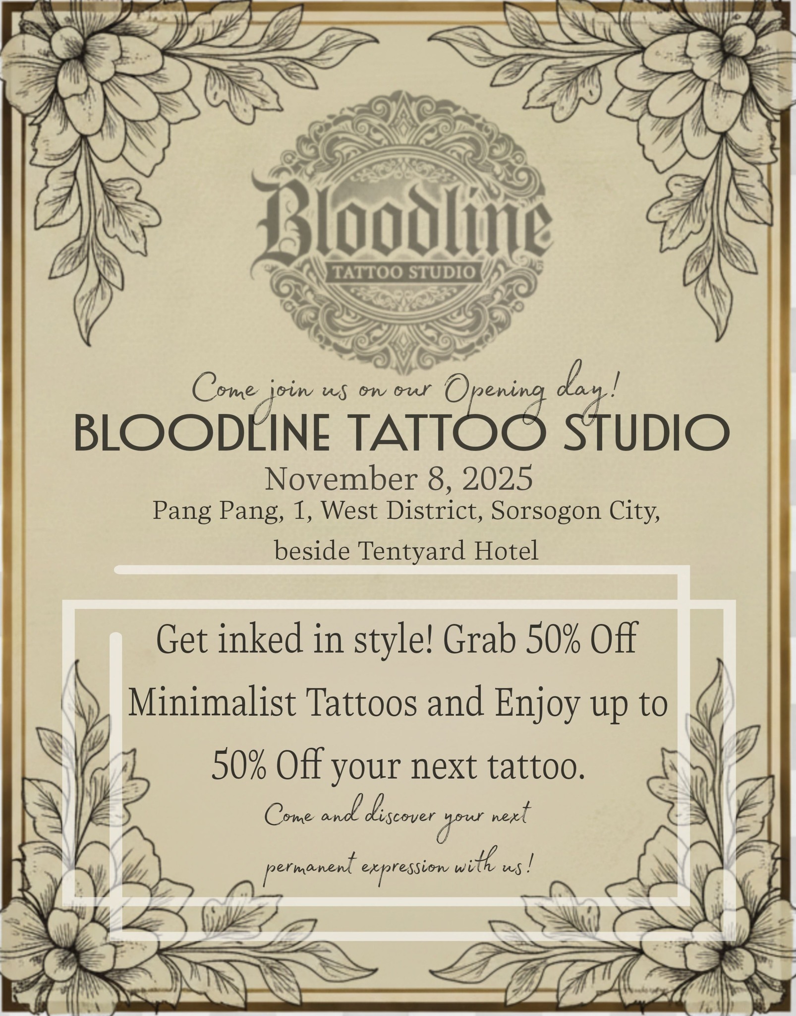 Bloodline Tattoo Studio Opening