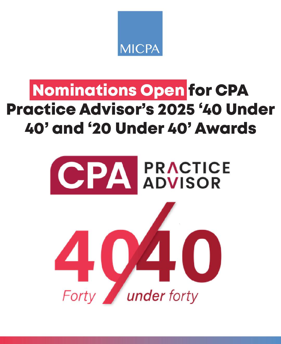 Michigan - Don’t miss your chance to stand out! The 2025 CPA Practice ...