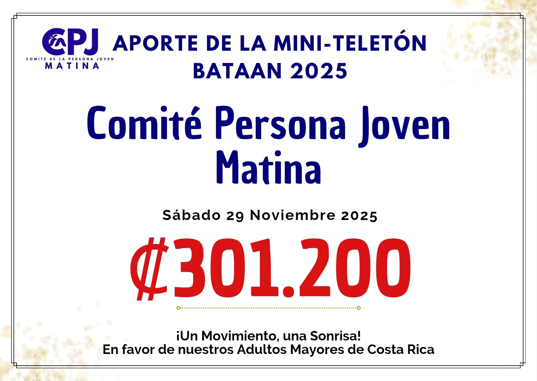 Comite Persona Joven Matina | Matina