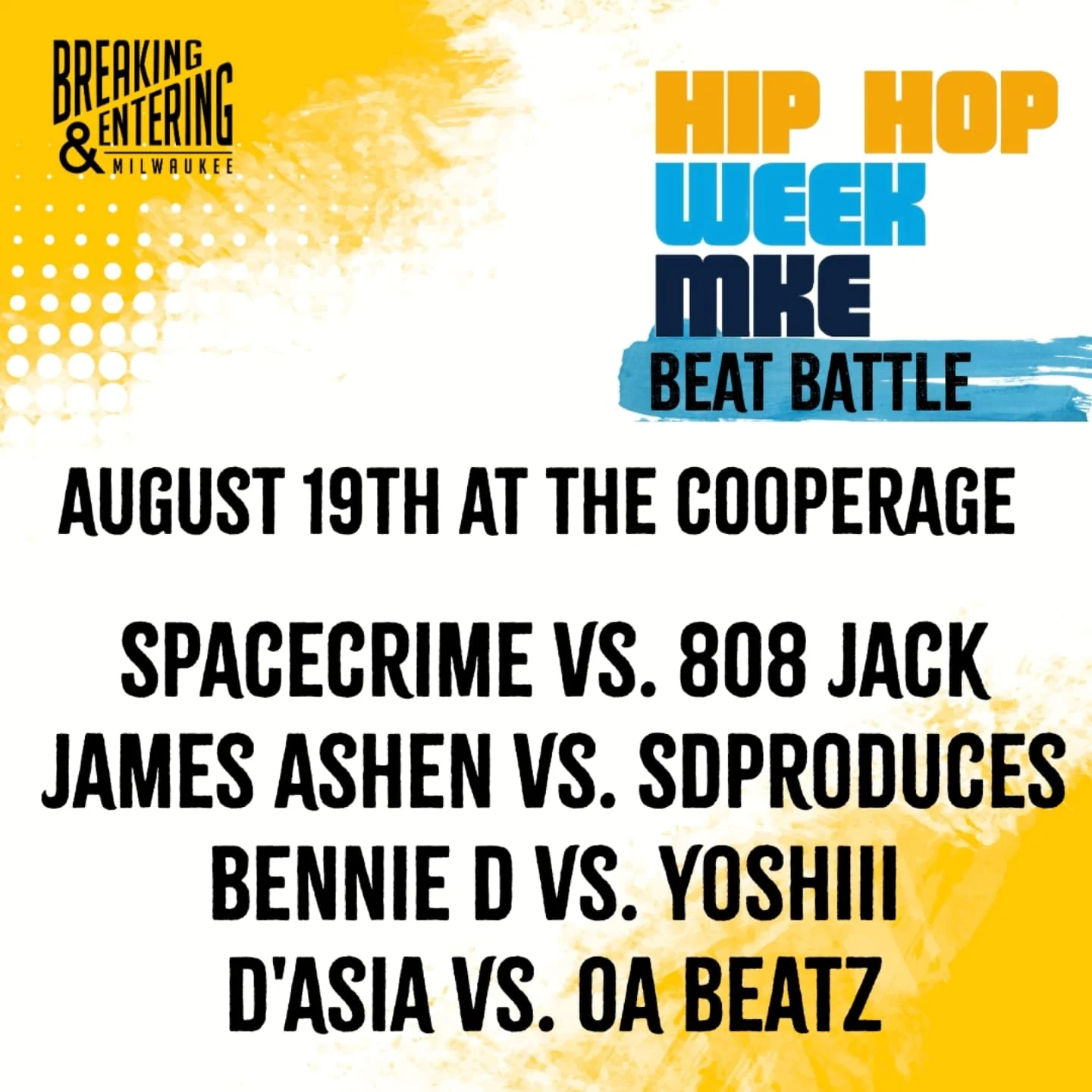The field is set for August 19th... - Breaking And Entering | Facebook