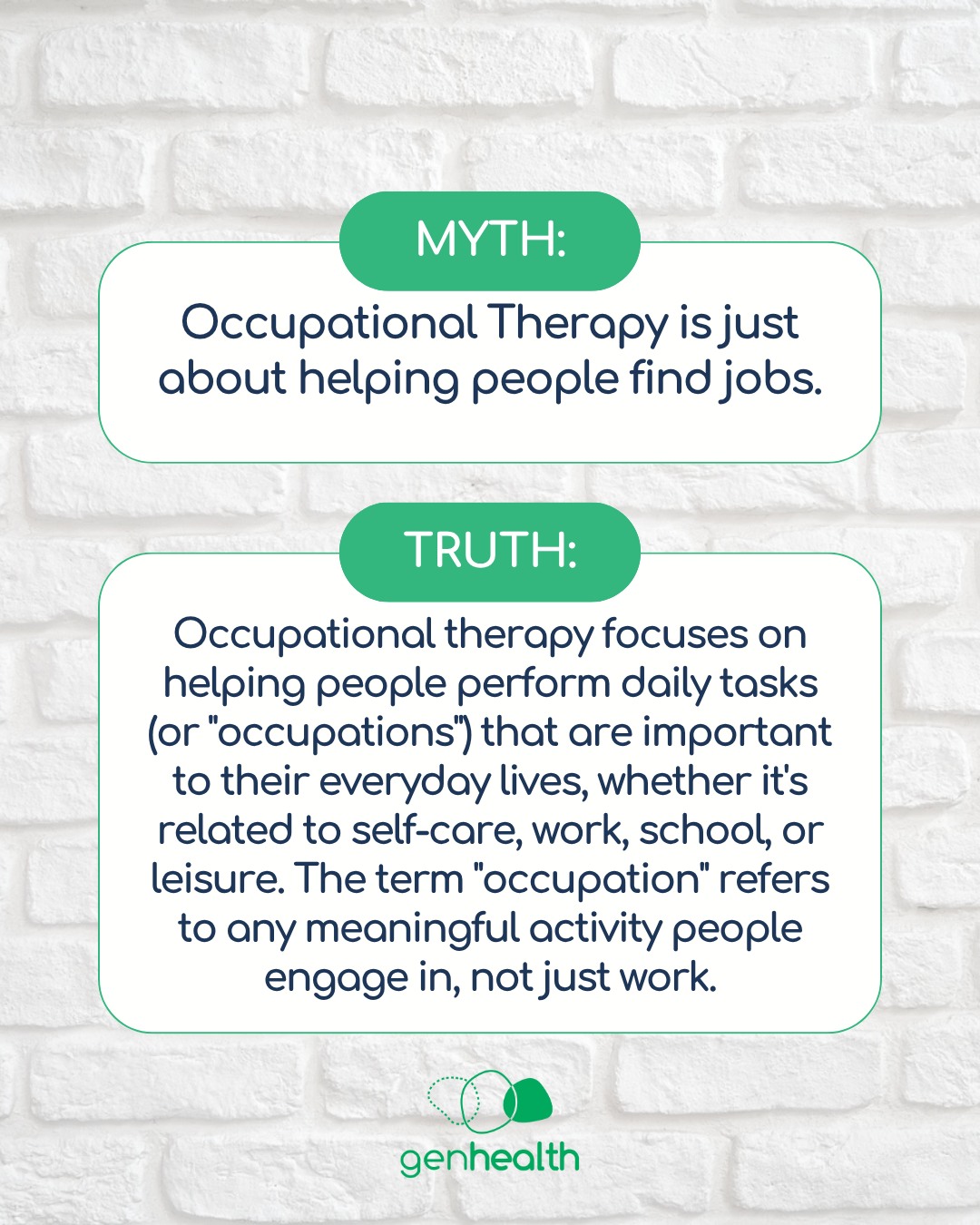 Gen - It's World OT Day and the start of Occupational Therapy Week! We ...