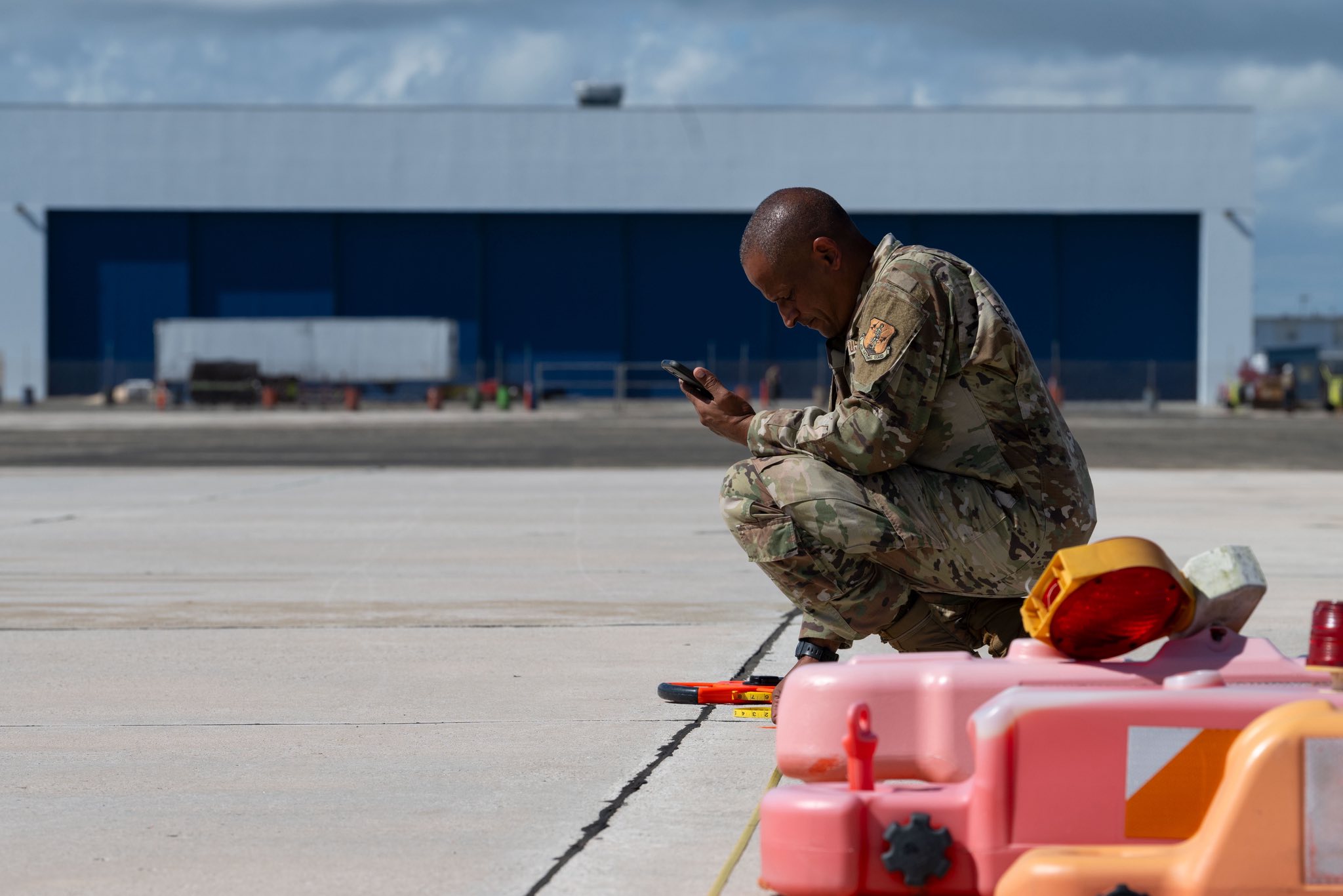 156th - U.S. Air Force Capt. Misael Cortijo, an engineer with the 156th ...