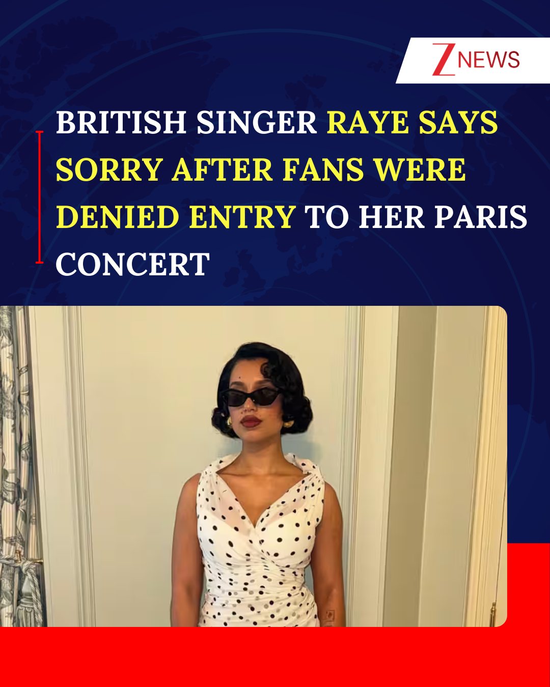 British singer RAYE expressed... - Zee News English | Facebook