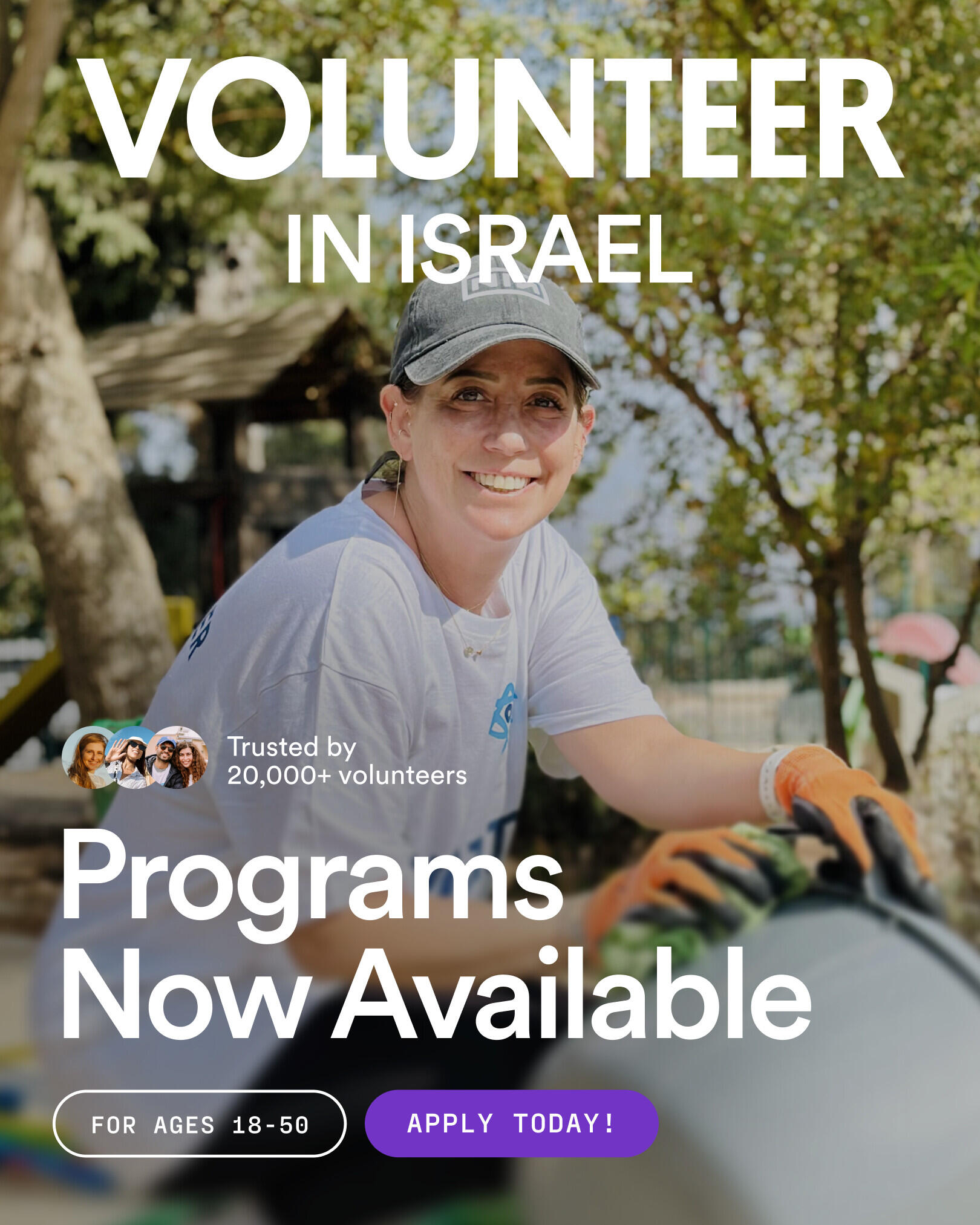 🚨 VOLUNTEER TRIPS ARE OPEN 🚨... - Taglit-Birthright Israel | Facebook