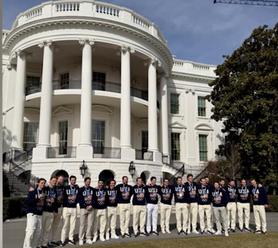 Republican - TEAM USA men’s hockey squad at the White House, February ...