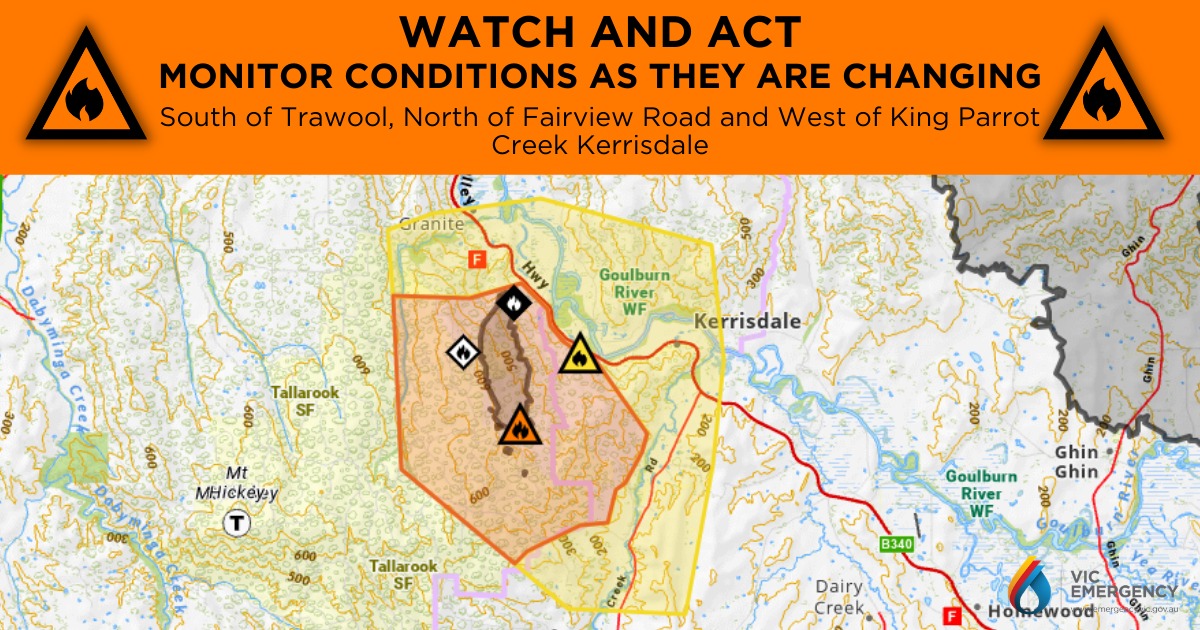 **UPDATE: This warning has... - CFA (Country Fire Authority) | Facebook