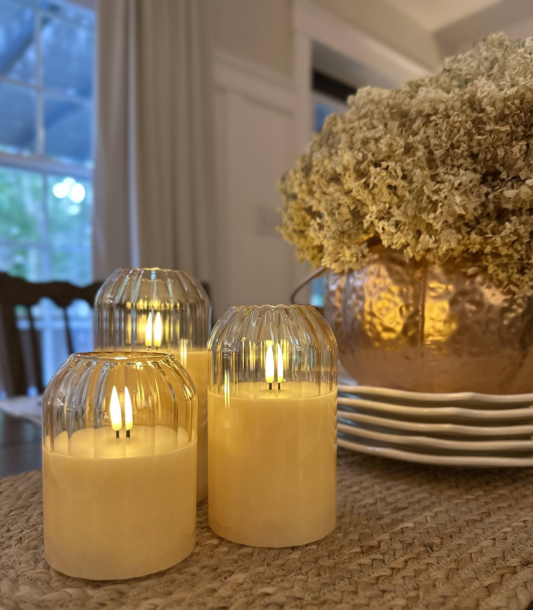 3.49 for 3 pack Ivory Flameless Taper Candles with Remote Use Sales-aholic code: 50QQ8K2H [ #ad