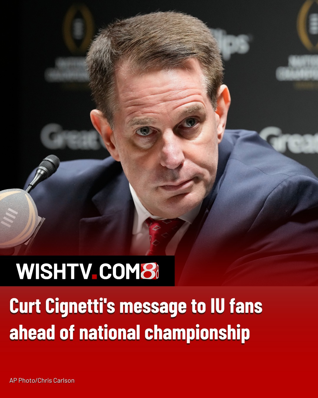 Anthony - IU took part in Media Day ahead of the national championship ...