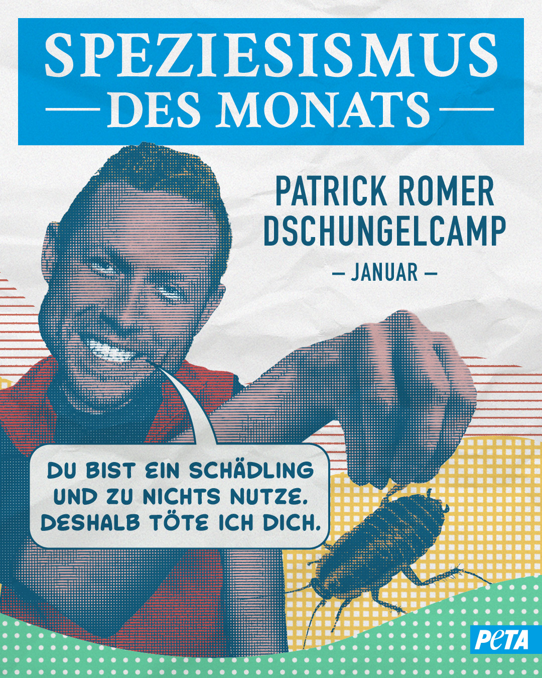 PETA - +++ Unser Negativpreis „Speziesismus des Monats