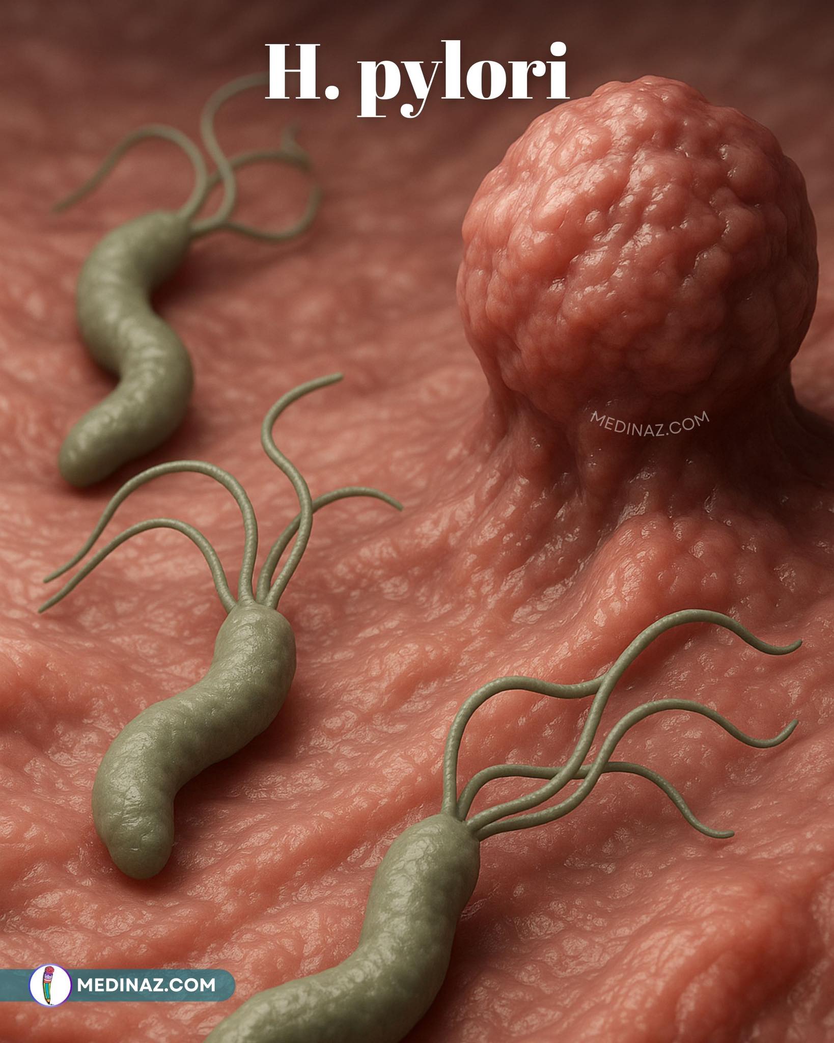 Medinaz - ️ Imagine a tiny spiral-shaped bacterium that can survive in ...