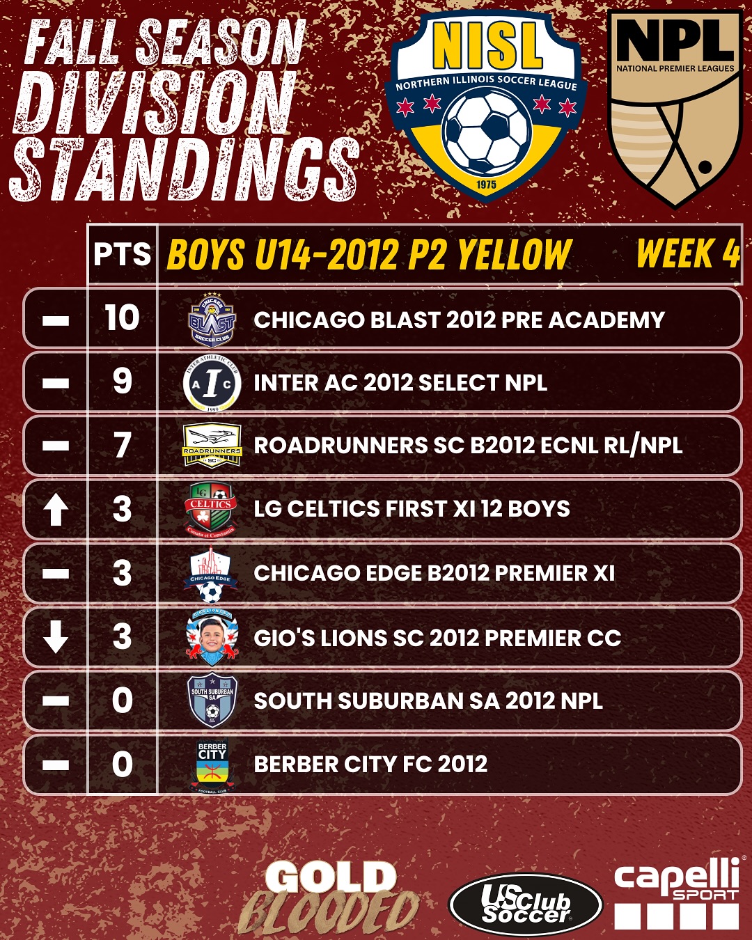 Northern Illinois Soccer League (NISL) | Palatine IL