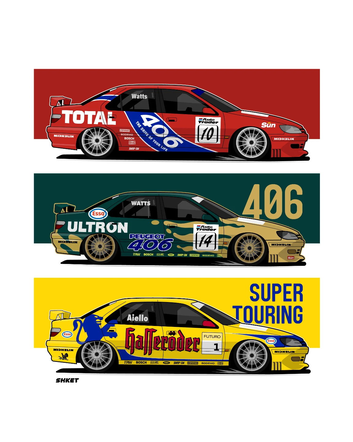 Shket - Legendary Peugeot 406 Super Tourers 🏁 . . . . . #406