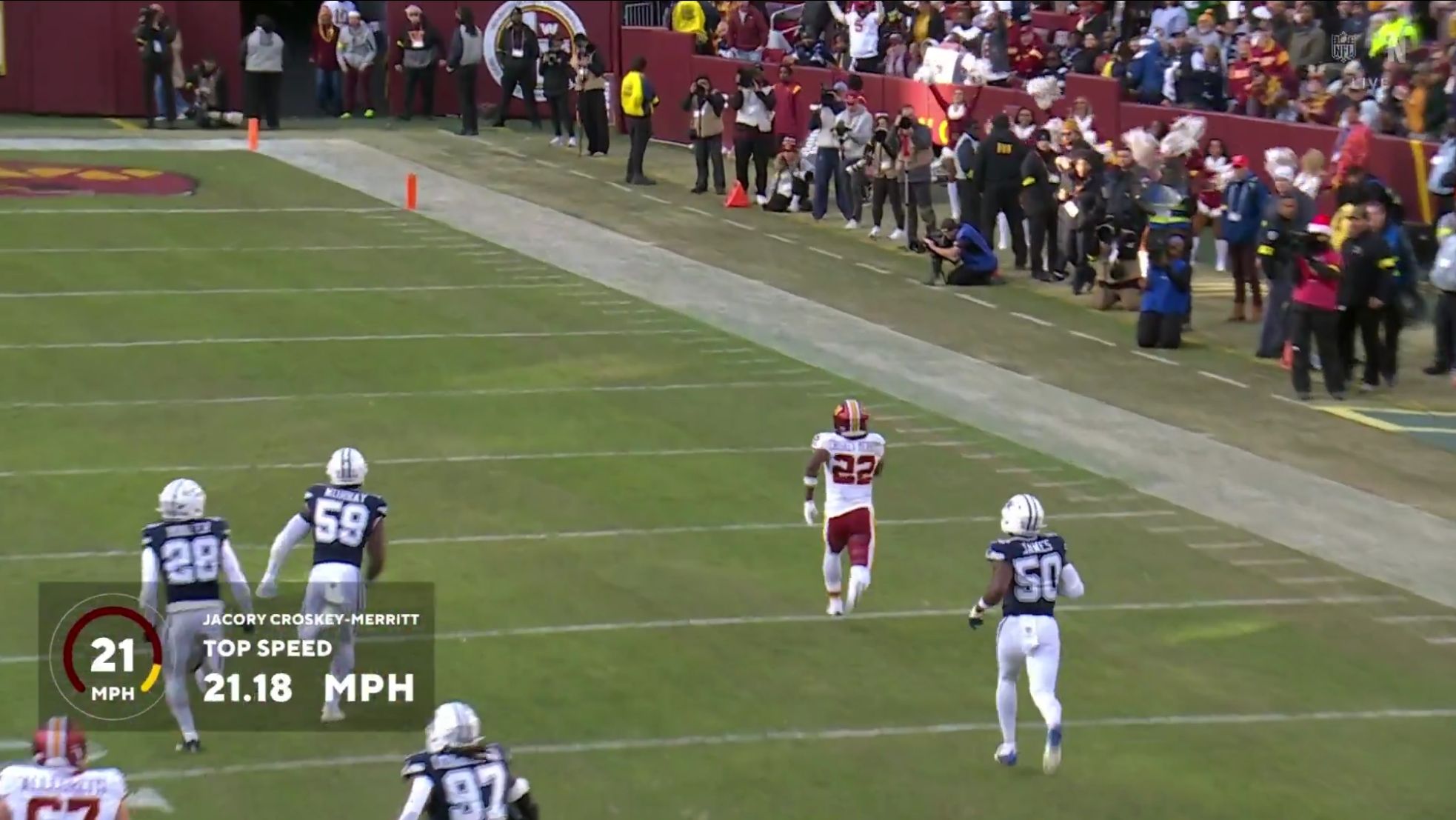 NFL - Faster than a speeding bullet: Commanders' rookie RB Jacory ...
