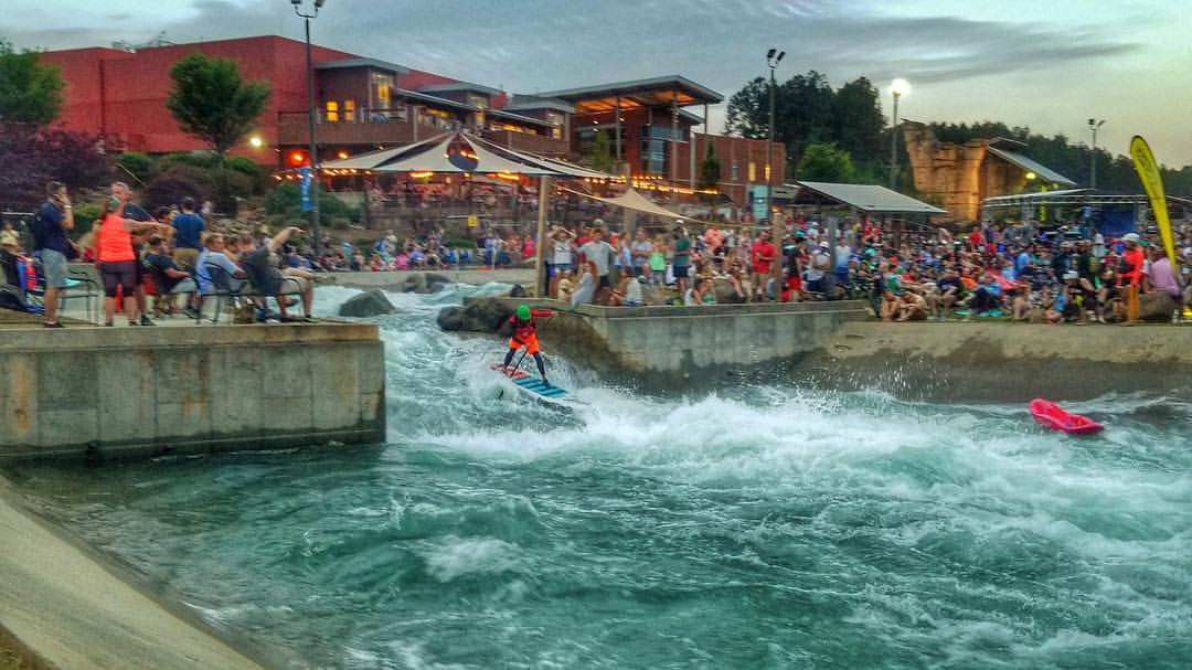 Badfish SUP - The Rivershred putting on a show for the...