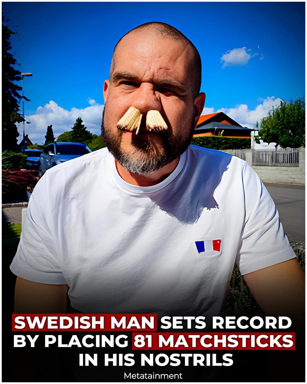 A Swedish man just set one of the strangest world records ever, by