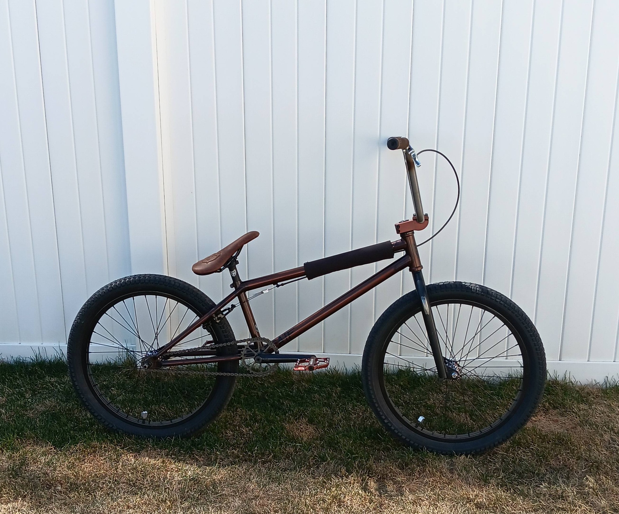 Customized BMX bike with S&M ATF 22 frame
