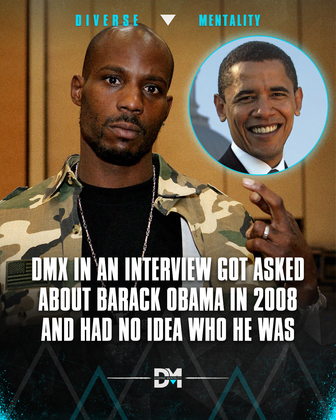 Diverse - DMX Hilariously Didn't Know Barack Obama 😂 Back in March of ...