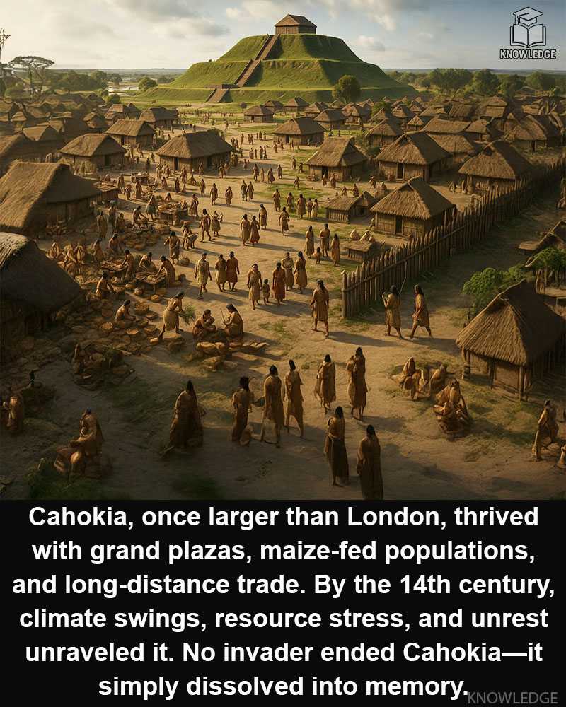 Knowledge - Cahokia, across the Mississippi from modern St. Louis, was ...