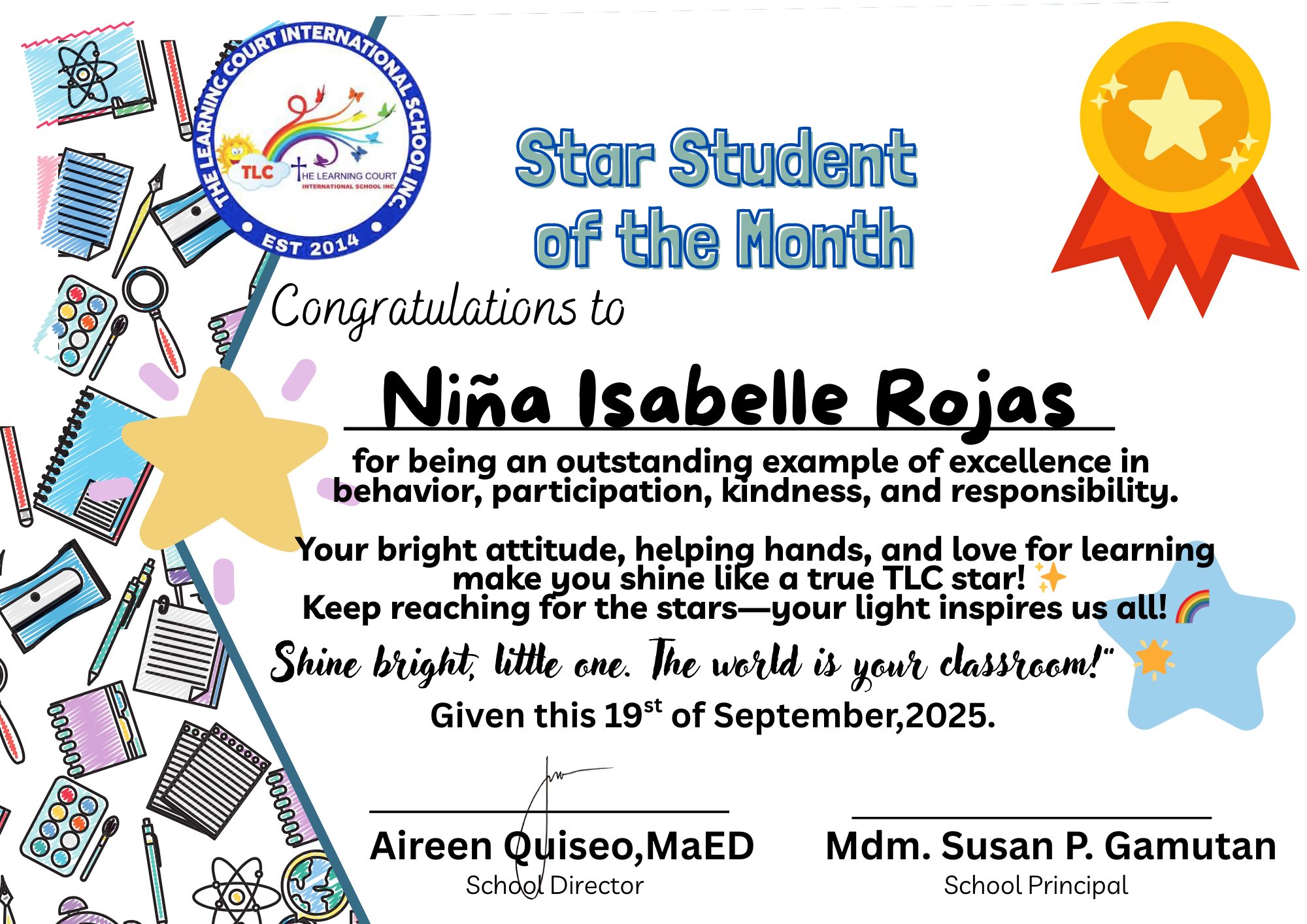 Congratu... - TLC: The Learning Court International School Inc | Facebook