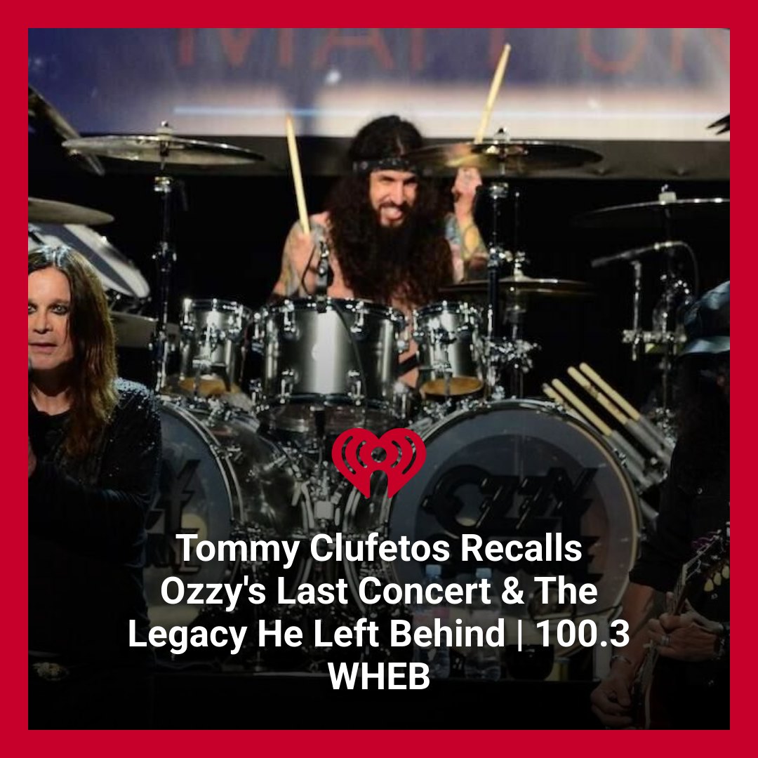 100.3 WHEB - Longtime drummer for Ozzy Osbourne Tommy... | Facebook