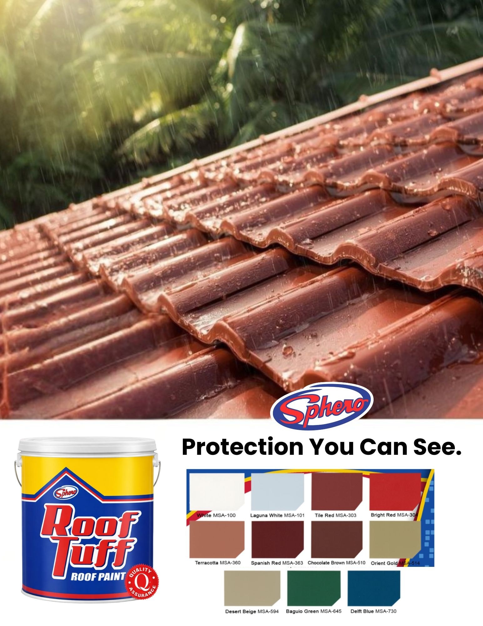 Sphero Paints - Sun blazing? Rain pouring? Your roof... | Facebook