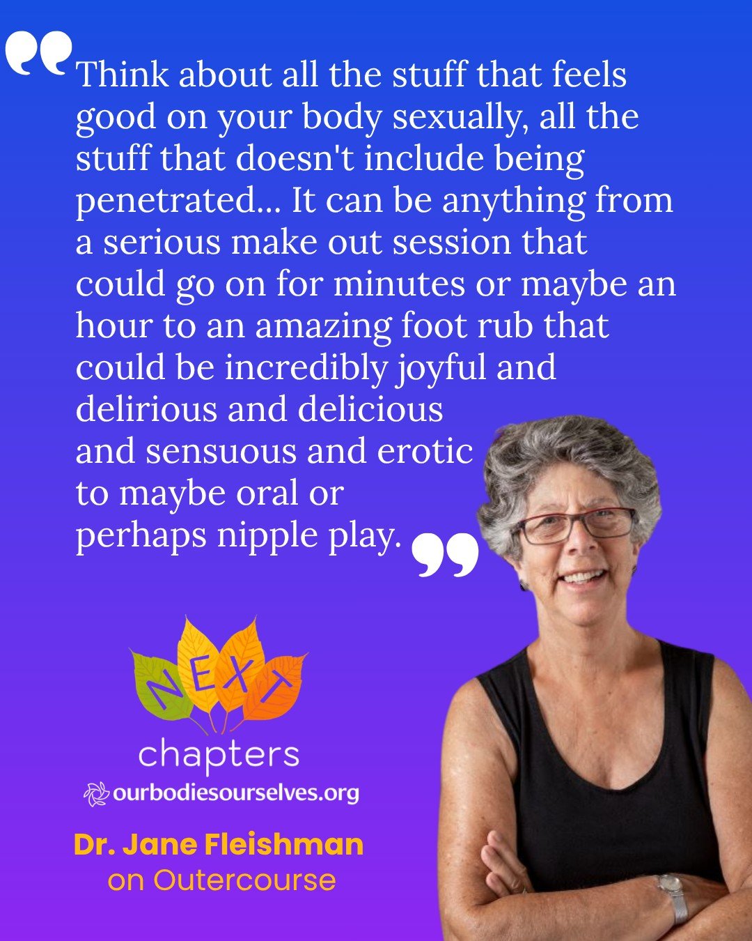 What is OUTERCOURSE, and how does... Our Bodies Ourselves Facebook