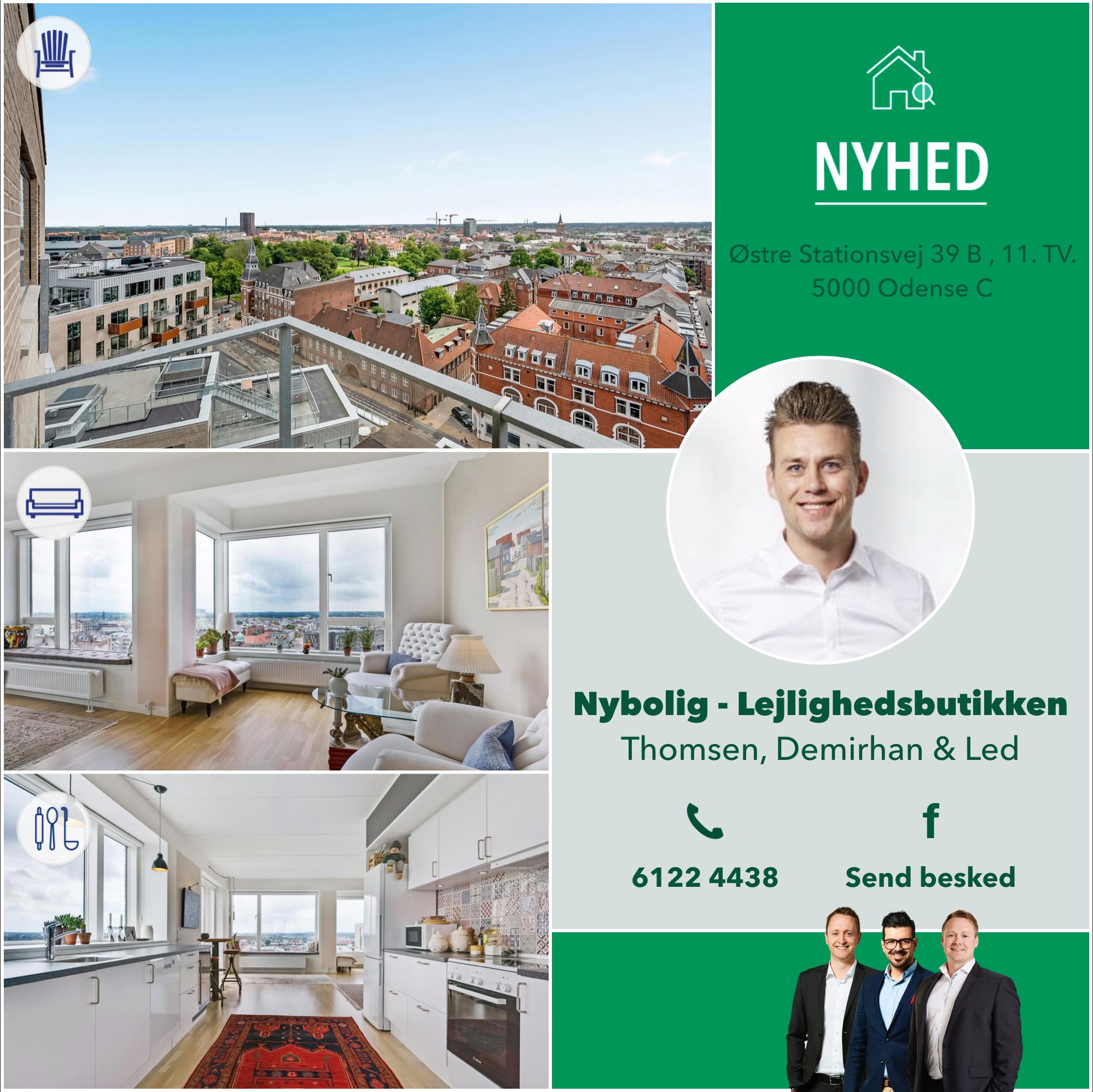 Image showcasing NYHED - STOR PENTHOUSE I... - Nybolig Odense - Lejligheder | Facebook