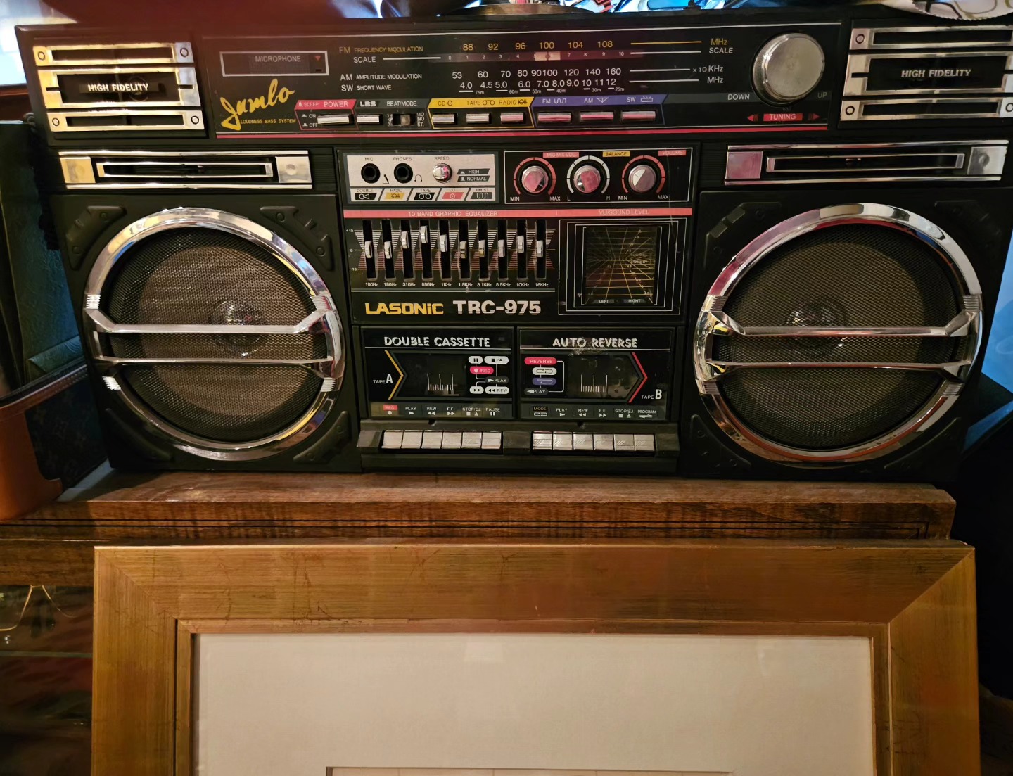 JUST IN! The Legendary LASONIC TRC-975 JUMBO Boombox Stereo Radio