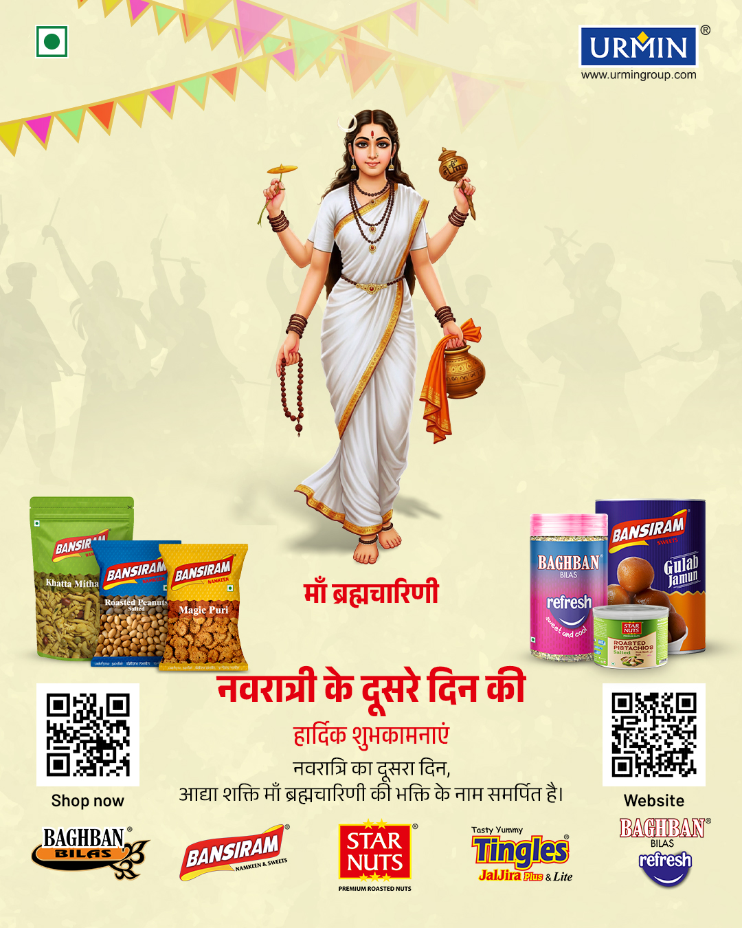 Urmin Group - Celebrating Day 2 of Navratri with Maa... | Facebook