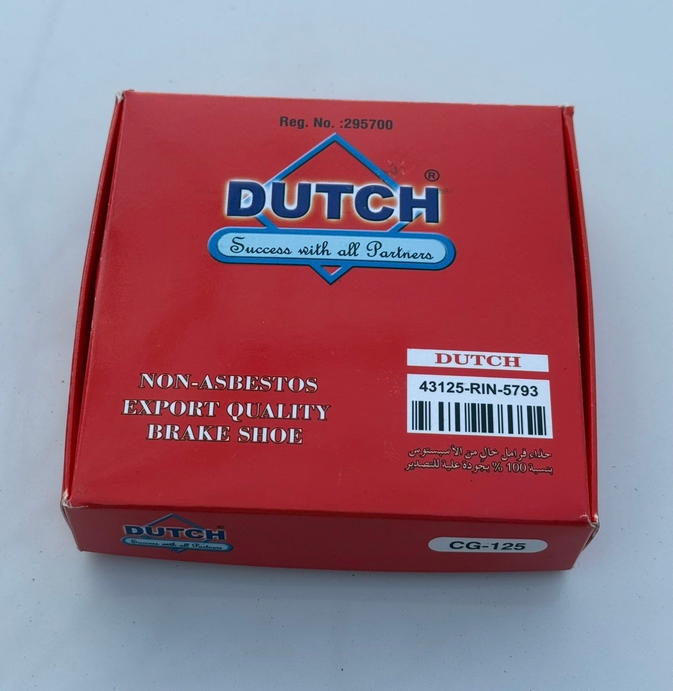 Export Quality NON Asbestos Motorcycle Brake Shoe!