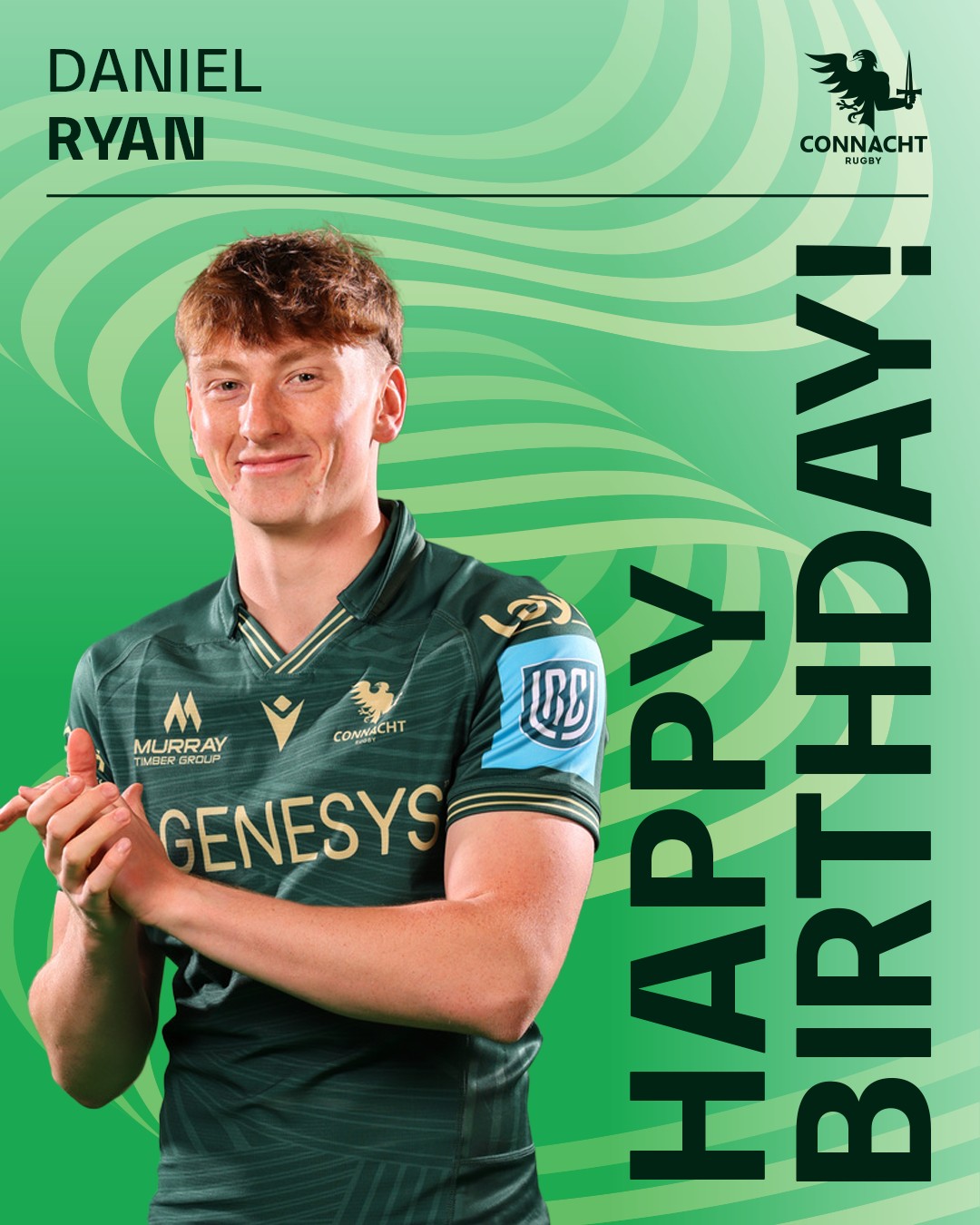 Connacht - 1️⃣9️⃣ years young today🎈 Academy back three Daniel 🥳 Lá ...