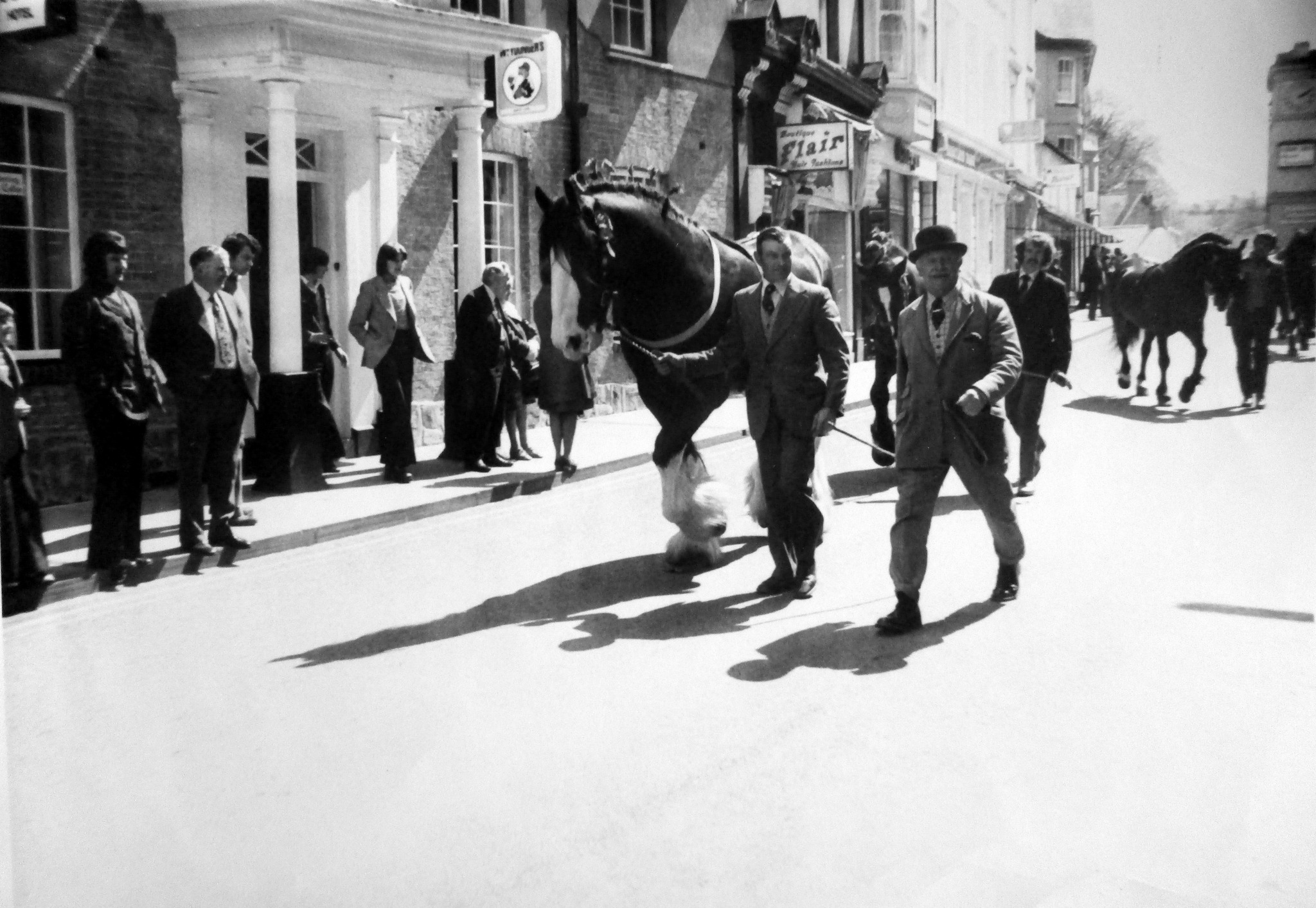 Glen - April 1985 - A cheerful Fred Rees leads the annual Barley ...